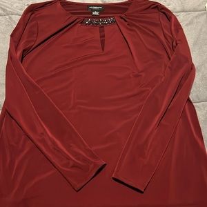 Beaded Long Sleeve Top - NWOT